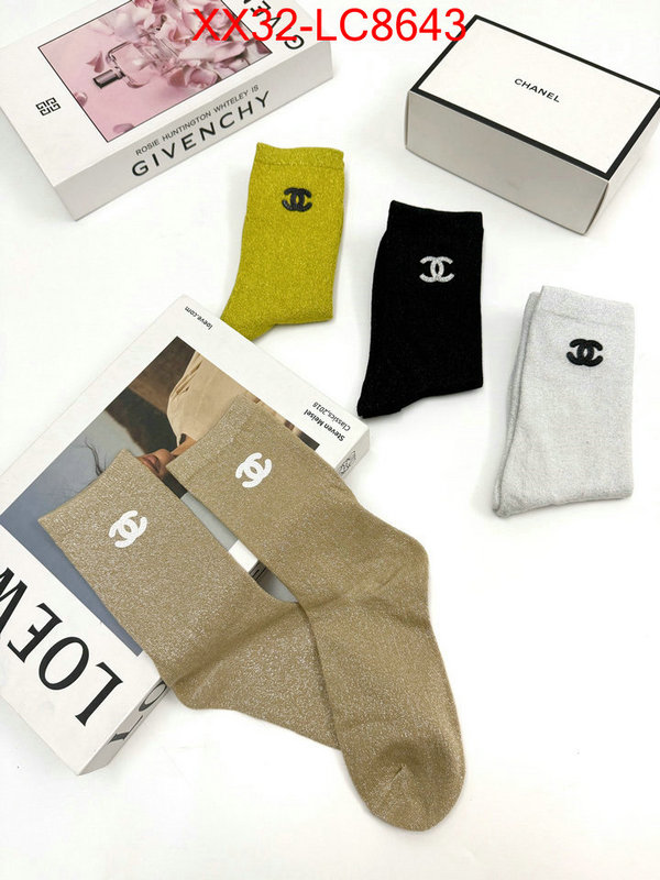 Sock-Chanel online from china ID: LC8643 $: 32USD