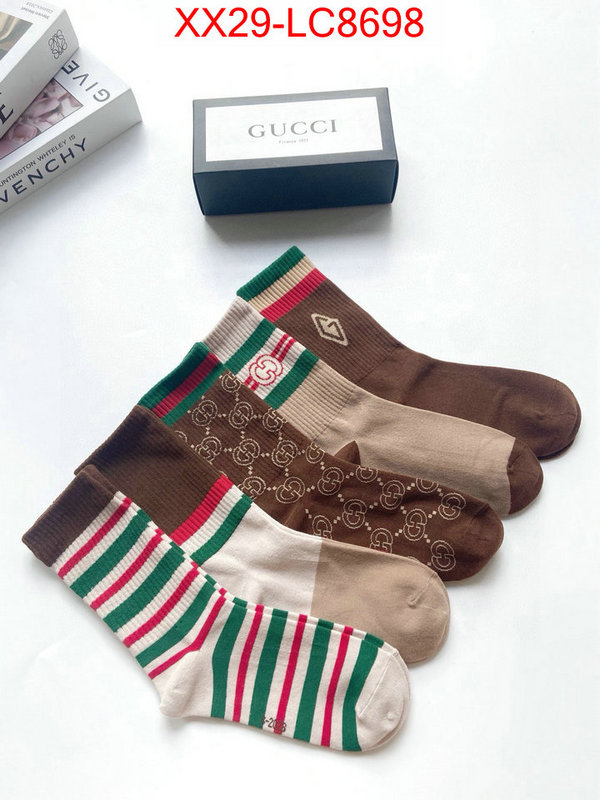 Sock-Gucci 2024 replica wholesale cheap sales online ID: LC8698 $: 29USD