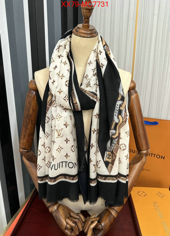 Scarf-LV luxury fashion replica designers ID: MC7731 $: 79USD