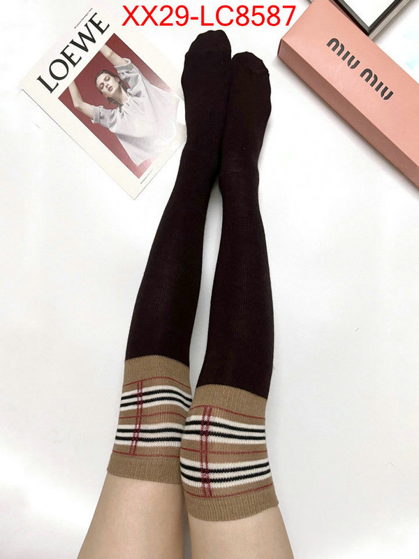 Sock-Burberry high quality 1:1 replica ID: LC8587 $: 29USD