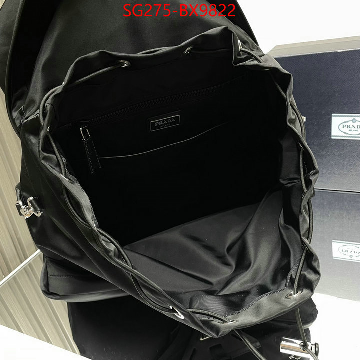 Prada Bags(TOP)-Backpack- are you looking for ID: BX9822 $: 275USD,