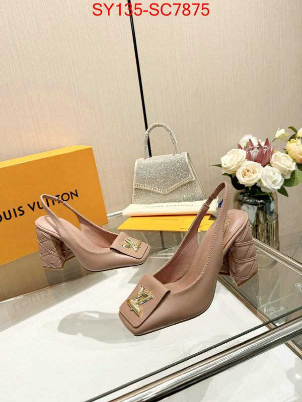 Women Shoes-LV wholesale imitation designer replicas ID: SC7875 $: 135USD