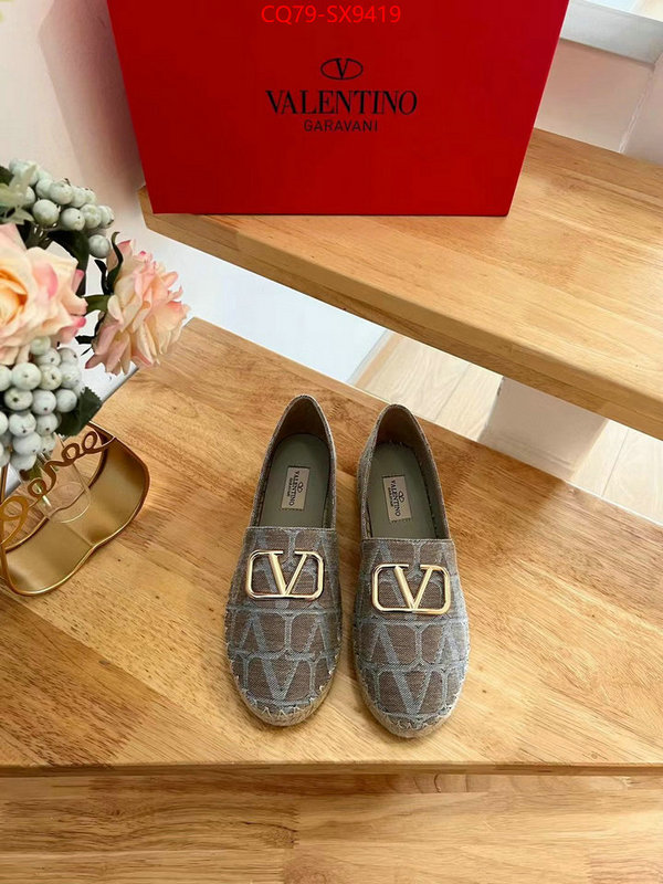 Women Shoes-Valentino aaaaa replica designer ID: SX9419 $: 79USD