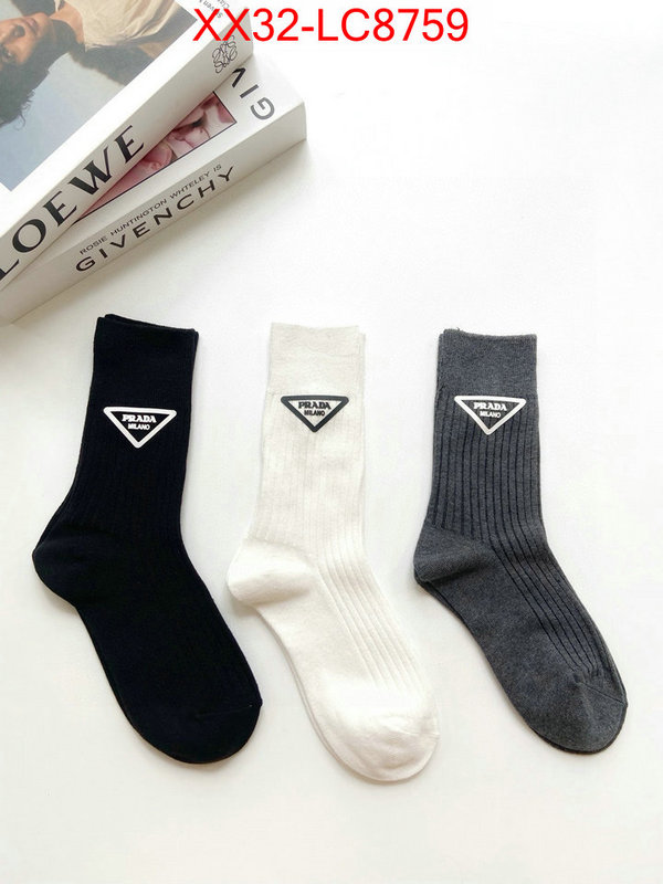 Sock-Prada fashion ID: LC8759 $: 32USD