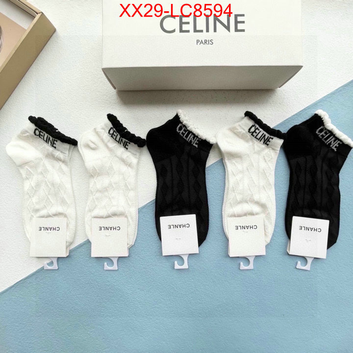 Sock-CELINE high quality designer ID: LC8594 $: 29USD