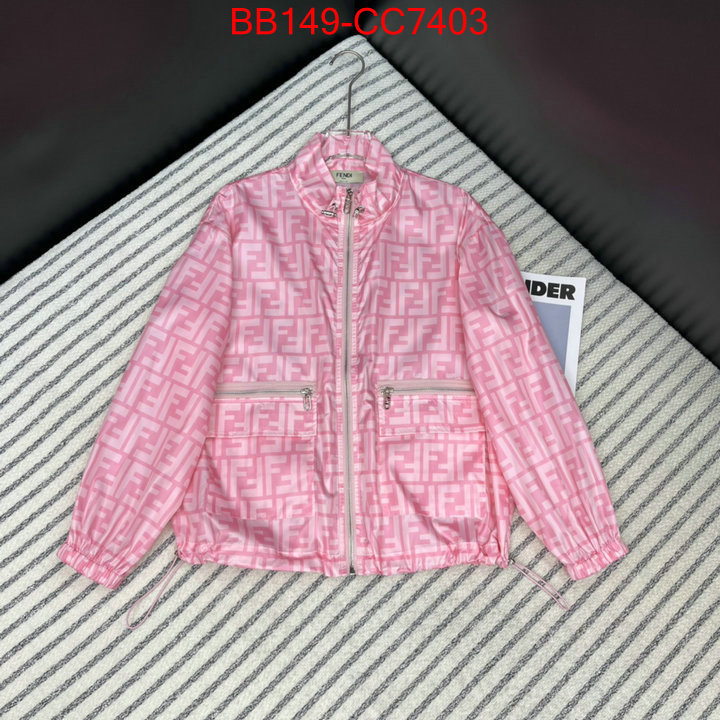 Clothing-Fendi what's the best place to buy replica ID: CC7403 $: 149USD