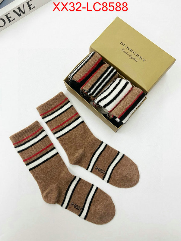 Sock-Burberry aaaaa replica ID: LC8588 $: 32USD