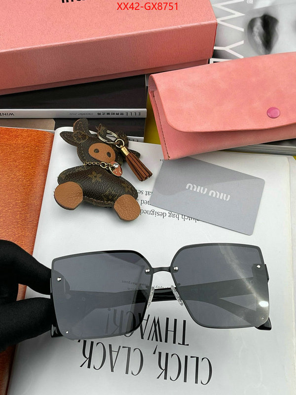 Glasses-Miu Miu high-end designer ID: GX8751 $: 42USD