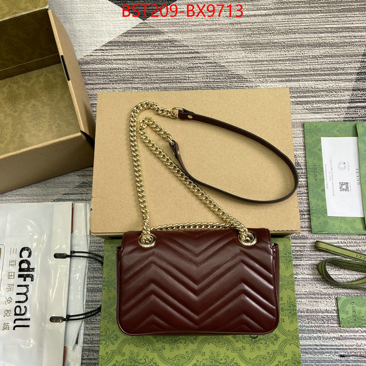 Gucci Bags(TOP)-Marmont replicas ID: BX9713 $: 209USD,