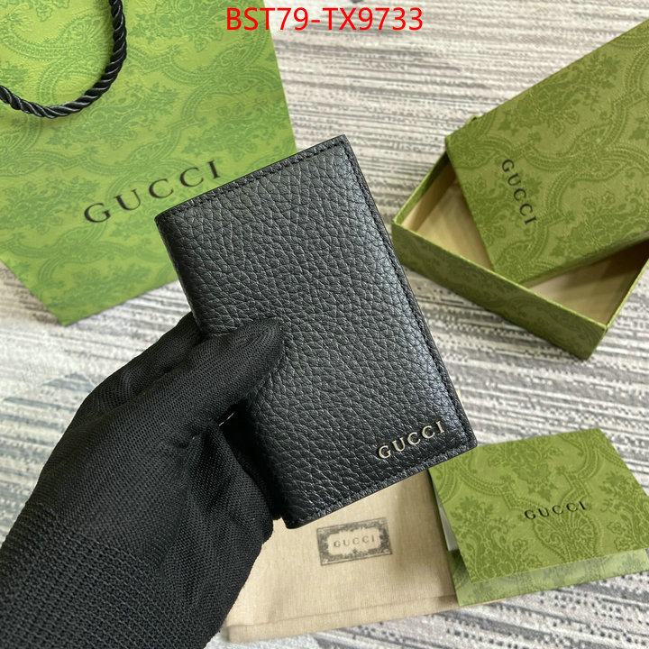 Gucci Bags(TOP)-Wallet- best quality fake ID: TX9733 $: 79USD,