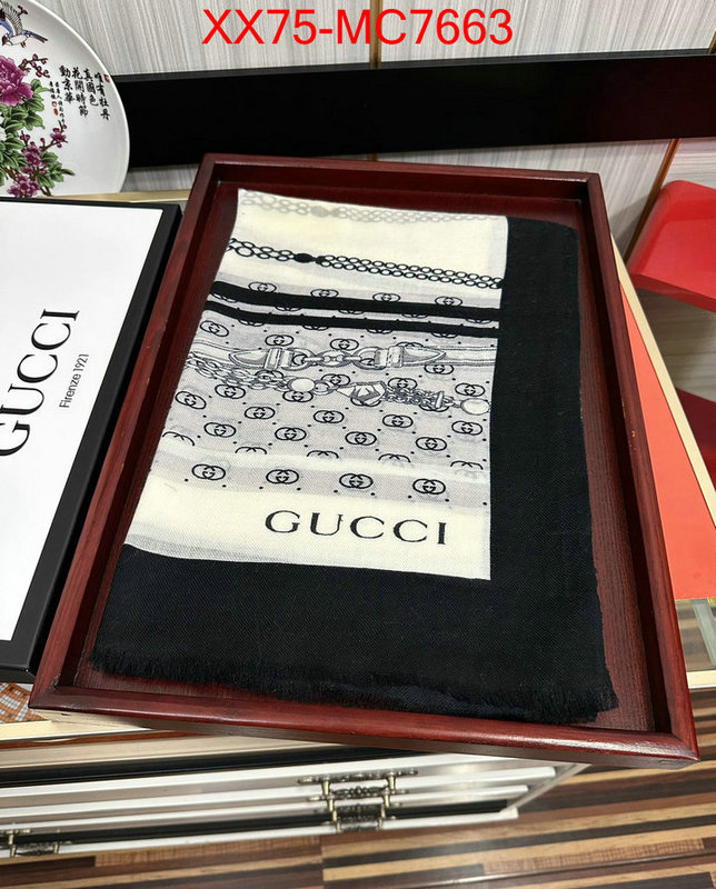 Scarf-Gucci buy cheap replica ID: MC7663 $: 75USD