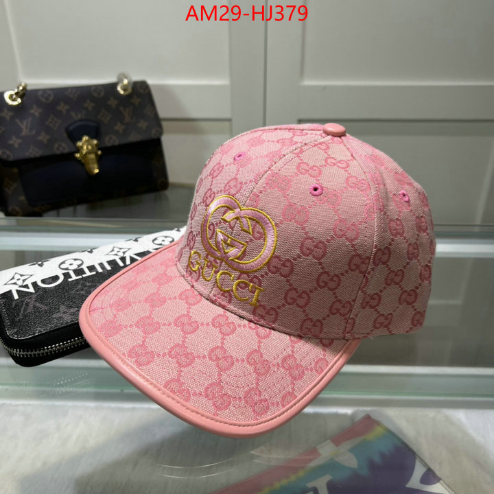 Cap(Hat)-Gucci buy cheap replica ID: HJ379 $: 29USD