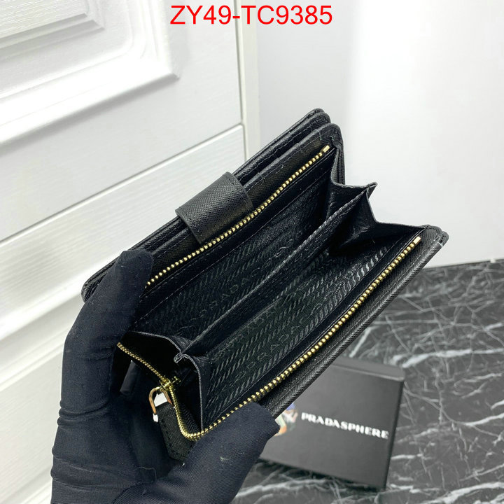 Prada Bags(4A)-Wallet top 1:1 replica ID: TC9385 $: 49USD,