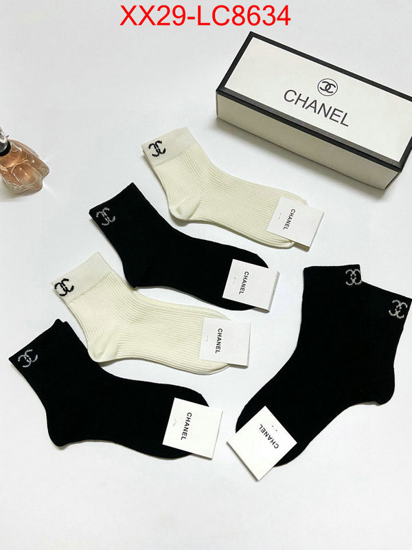 Sock-Chanel best replica 1:1 ID: LC8634 $: 29USD