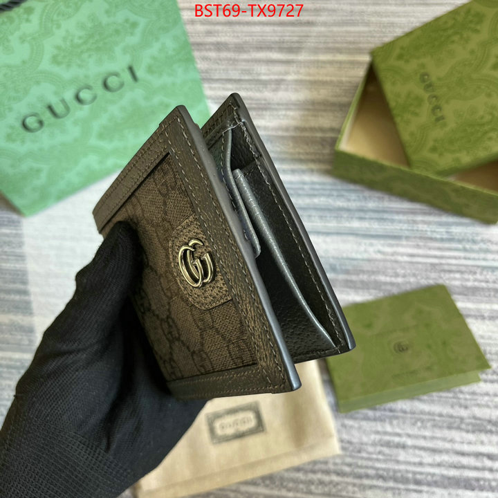 Gucci Bags(TOP)-Wallet- fake aaaaa ID: TX9727 $: 69USD,