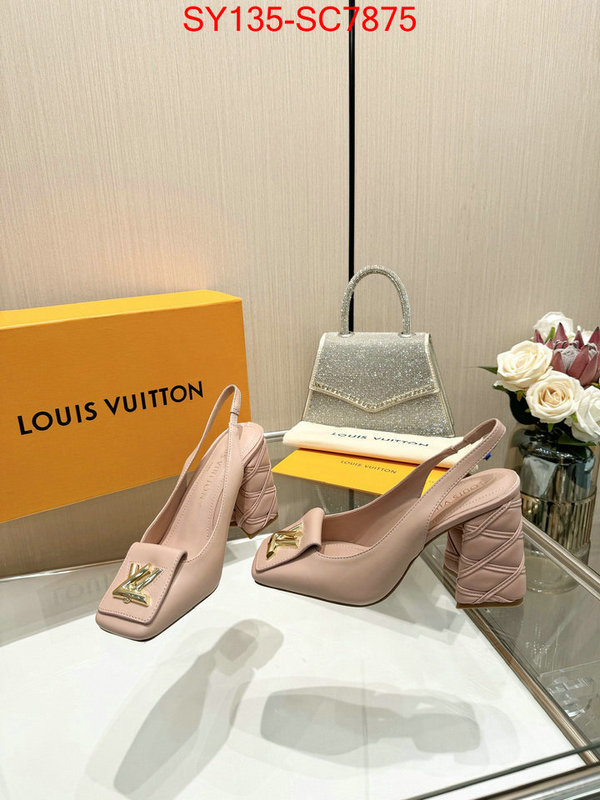 Women Shoes-LV wholesale imitation designer replicas ID: SC7875 $: 135USD