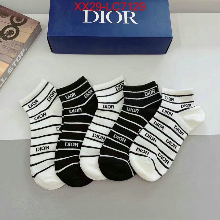 Sock-Dior top quality designer replica ID: LC7129 $: 29USD
