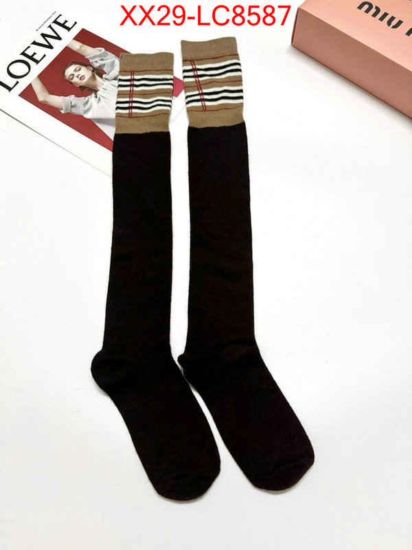 Sock-Burberry high quality 1:1 replica ID: LC8587 $: 29USD