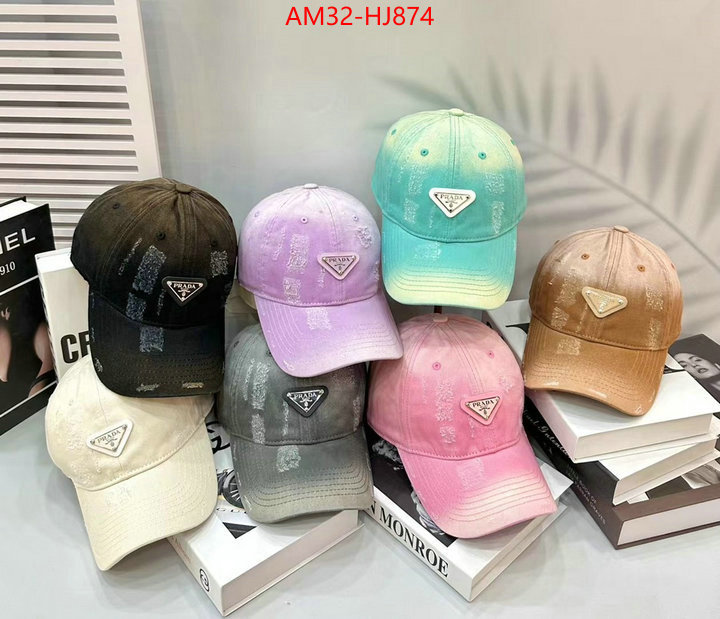 Cap (Hat)-Prada buy luxury 2024 ID: HJ874 $: 32USD