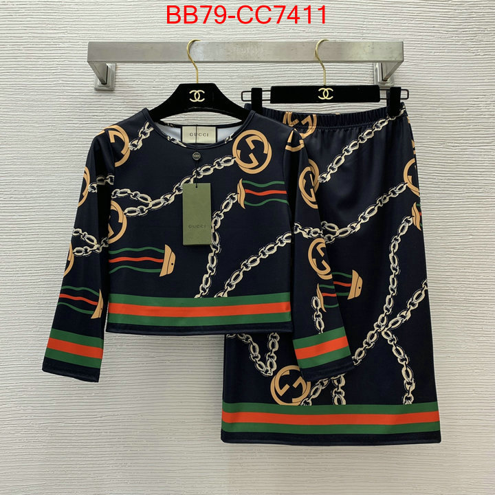 Clothing-Gucci replica every designer ID: CC7411 $: 79USD