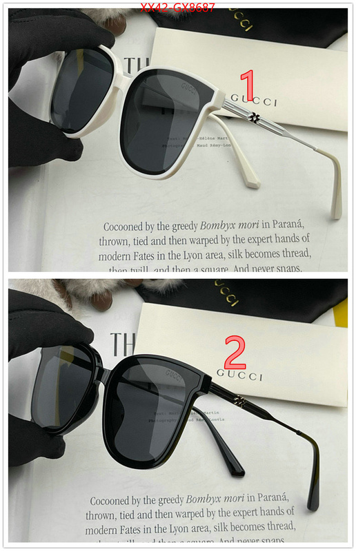 Glasses-Gucci buy first copy replica ID: GX8687 $: 42USD