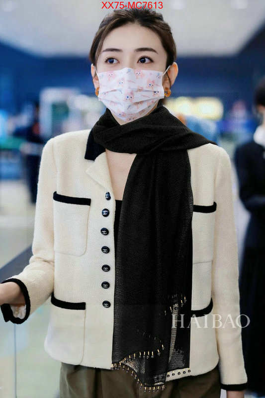 Scarf-Chanel replcia cheap ID: MC7613 $: 75USD