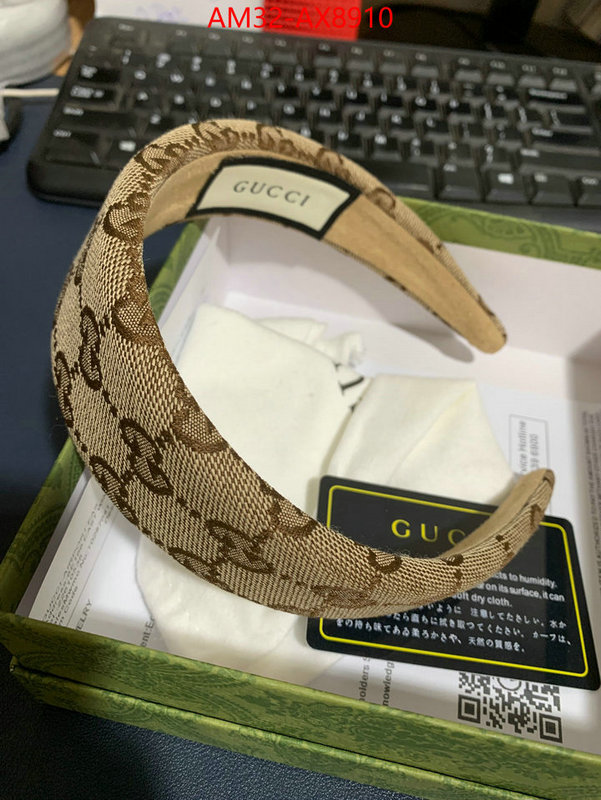 Hair band-Gucci best replica new style ID: AX8910 $: 32USD
