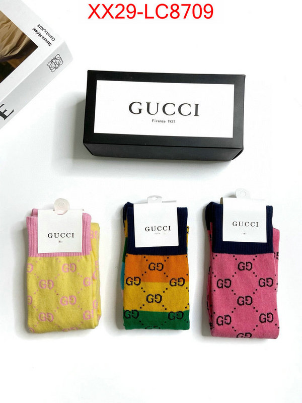 Sock-Gucci luxury cheap ID: LC8709 $: 29USD