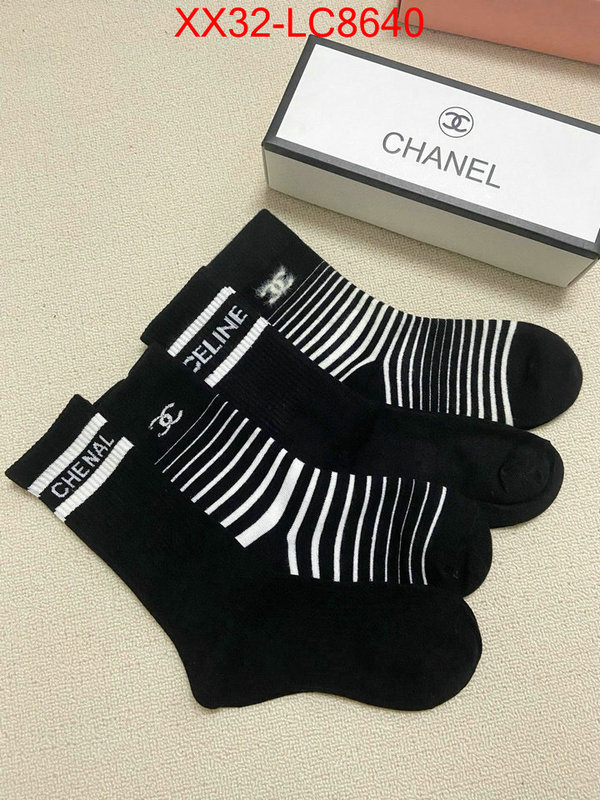 Sock-Chanel replica for cheap ID: LC8640 $: 32USD