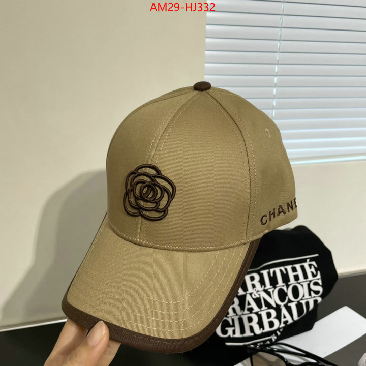 Cap (Hat)-Chanel we provide top cheap aaaaa ID: HJ332 $: 29USD