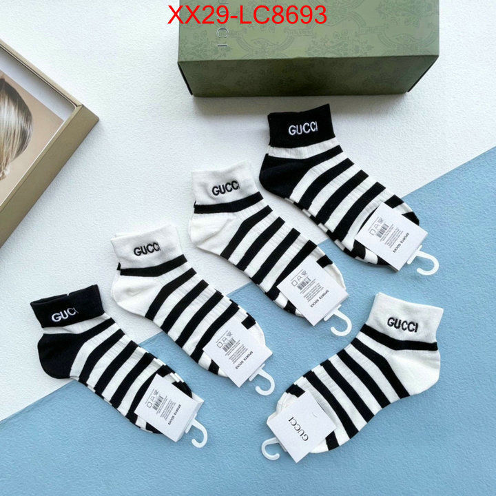 Sock-Gucci luxury 7 star replica ID: LC8693 $: 29USD