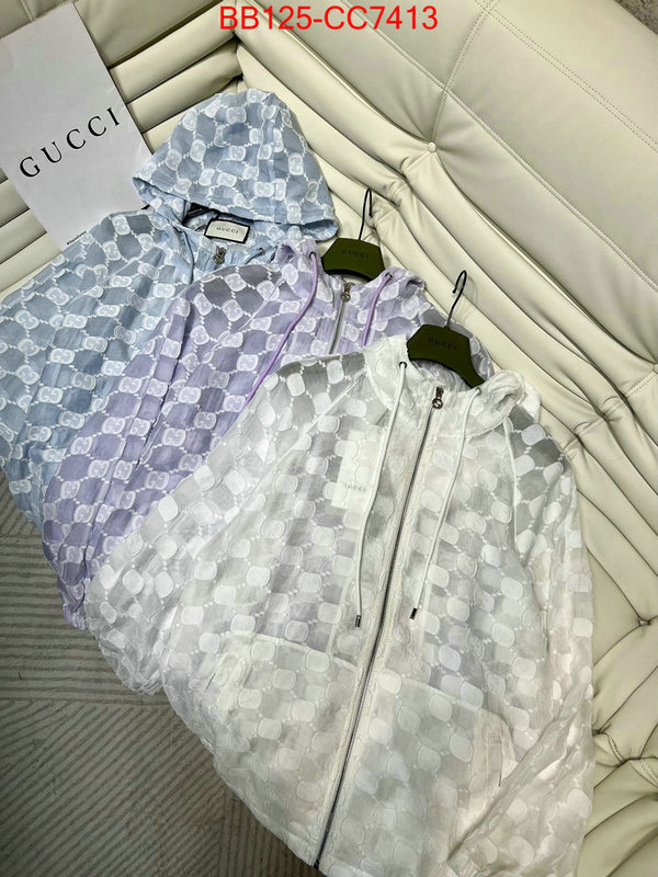 Clothing-Gucci same as original ID: CC7413 $: 125USD