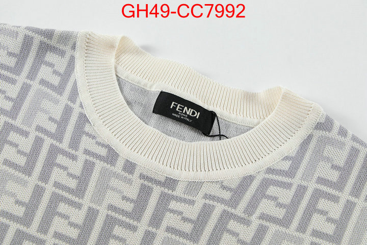 Clothing-Fendi aaaaa ID: CC7992 $: 49USD