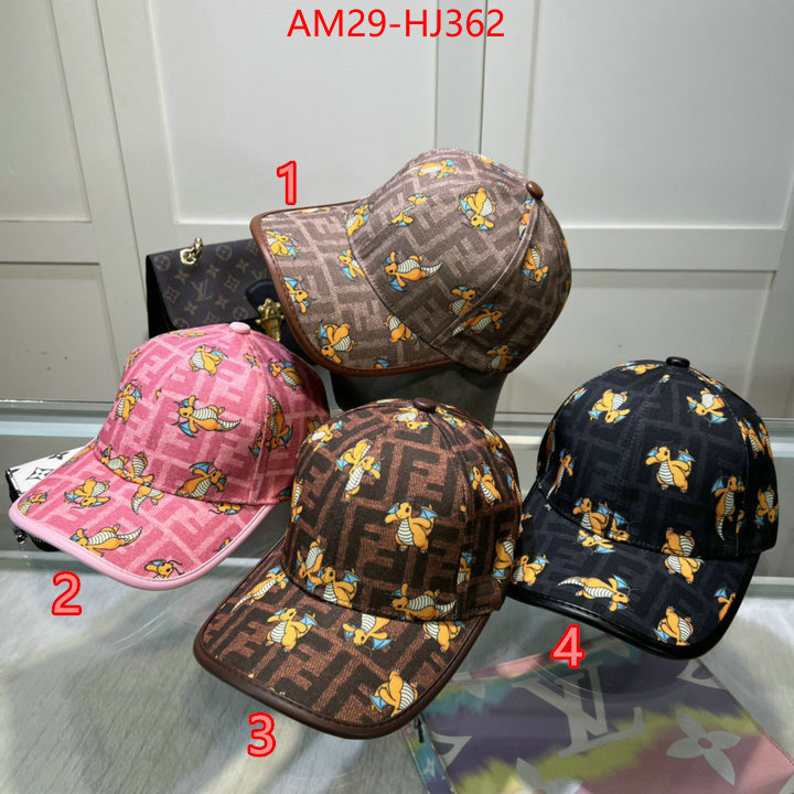 Cap(Hat)-Fendi best quality fake ID: HJ362 $: 29USD