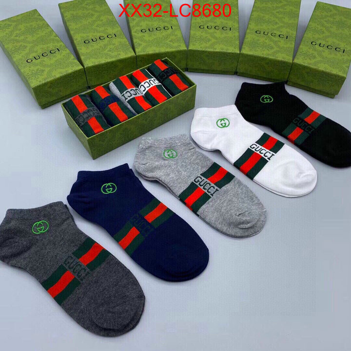 Sock-Gucci perfect replica ID: LC8680 $: 32USD