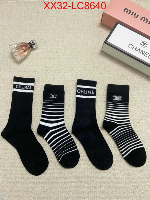 Sock-Chanel replica for cheap ID: LC8640 $: 32USD