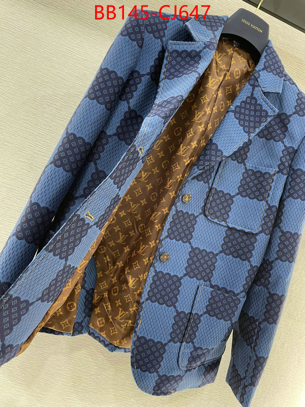 Clothing-LV outlet 1:1 replica ID: CJ647 $: 145USD