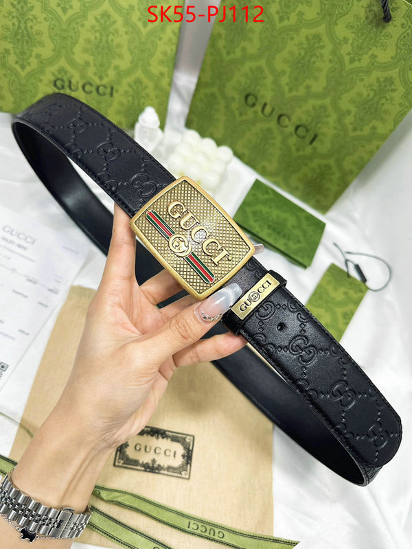 Belts-Gucci top fake designer ID: PJ112 $: 55USD