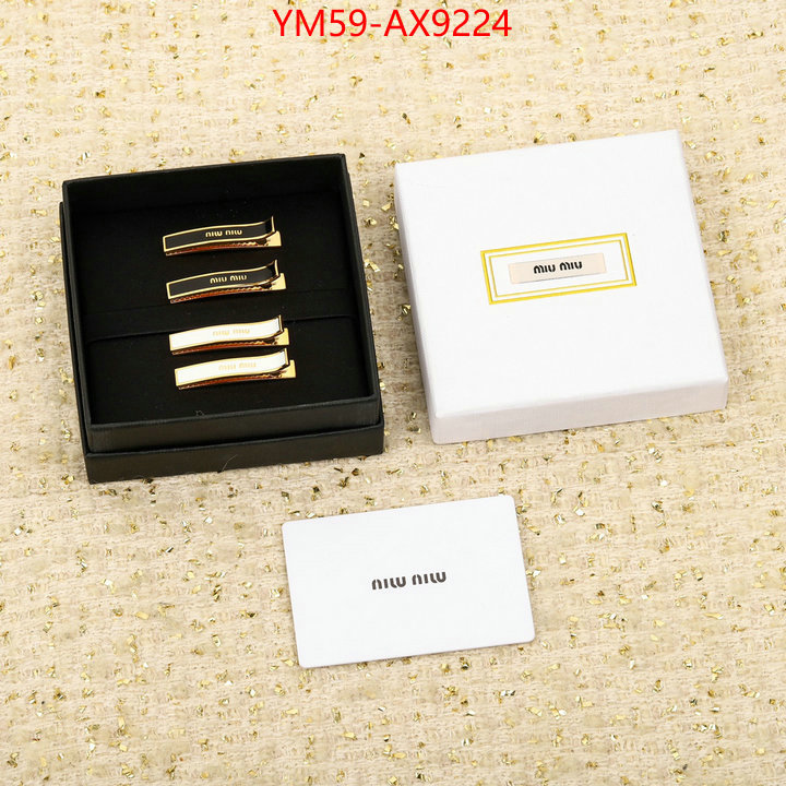 Hair band-MIU MIU best designer replica ID: AX9224 $: 59USD