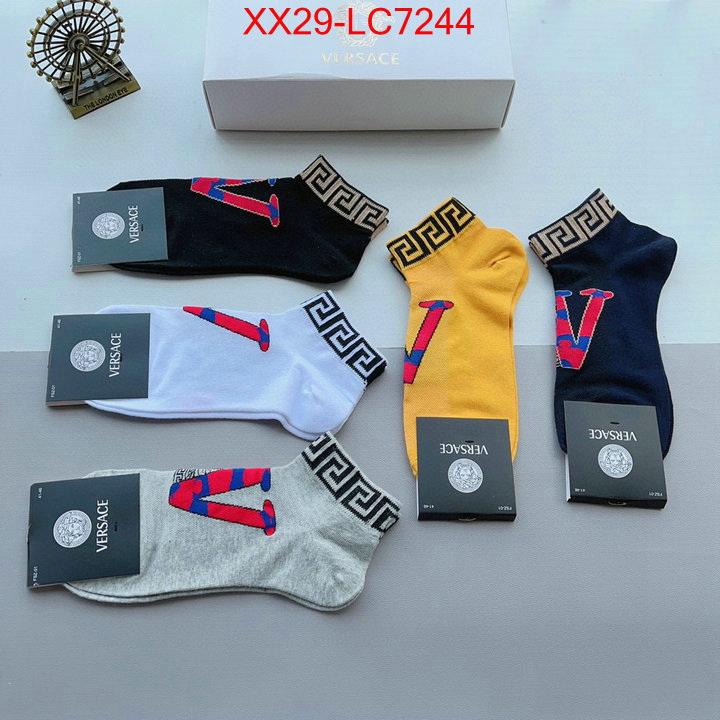Sock-Versace 2024 replica wholesale cheap sales online ID: LC7244 $: 29USD