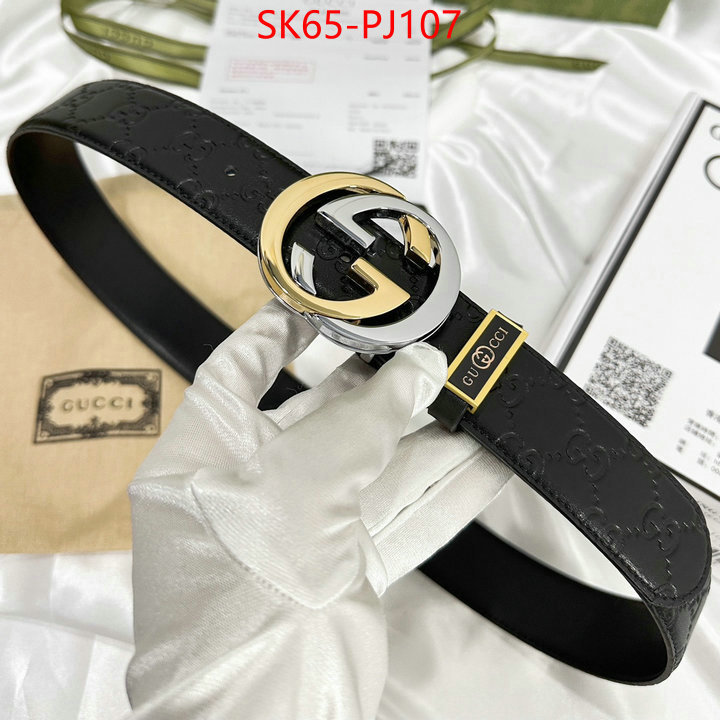 Belts-Gucci top grade ID: PJ107 $: 65USD