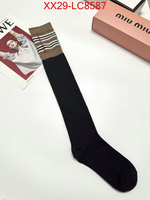 Sock-Burberry high quality 1:1 replica ID: LC8587 $: 29USD