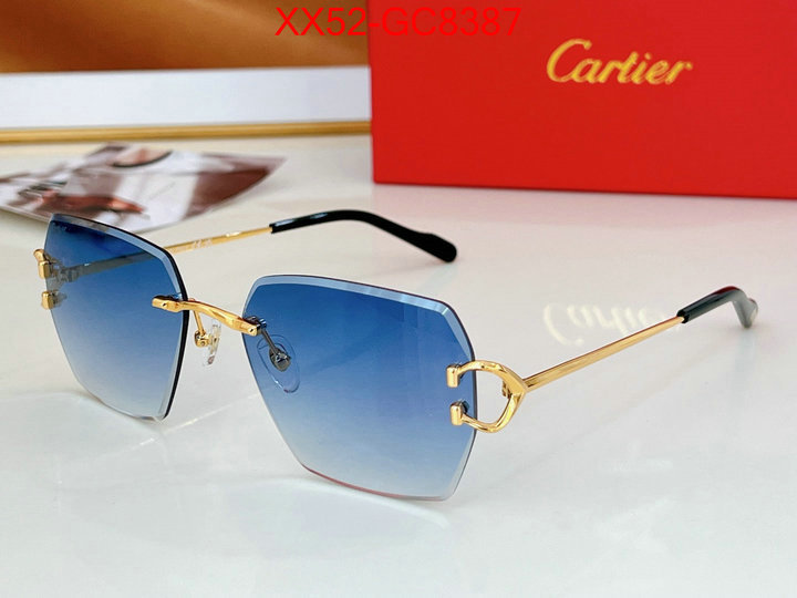 Glasses-Cartier wholesale replica shop ID: GC8387 $: 52USD