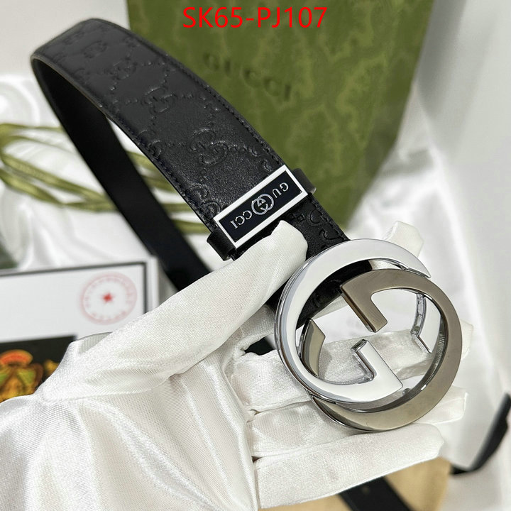 Belts-Gucci top grade ID: PJ107 $: 65USD