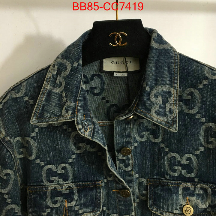 Clothing-Gucci best quality replica ID: CC7419 $: 85USD