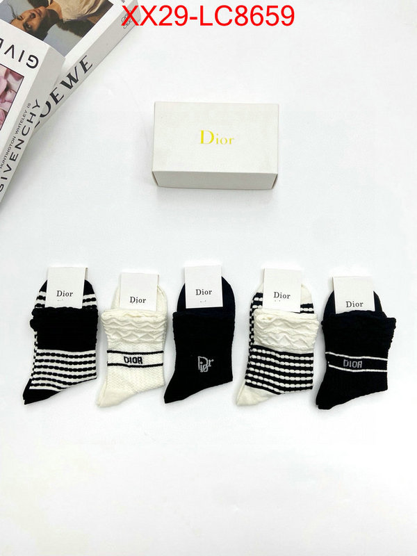 Sock-Dior top quality fake ID: LC8659 $: 29USD