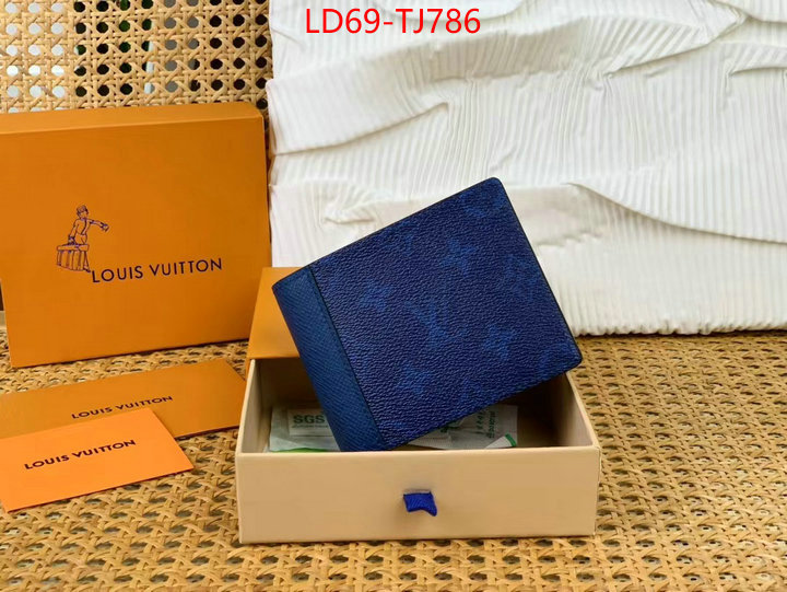 LV Bags(TOP)-Wallet buy aaaaa cheap ID: TJ786 $: 69USD,