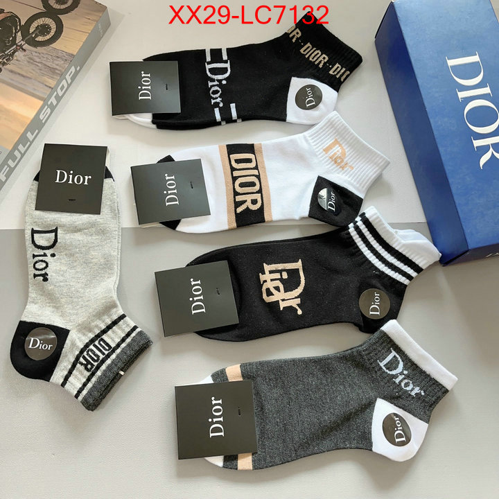 Sock-Dior best quality fake ID: LC7132 $: 29USD