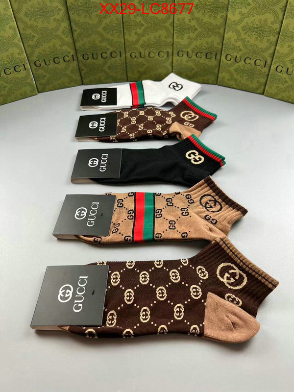 Sock-Gucci best quality fake ID: LC8677 $: 29USD