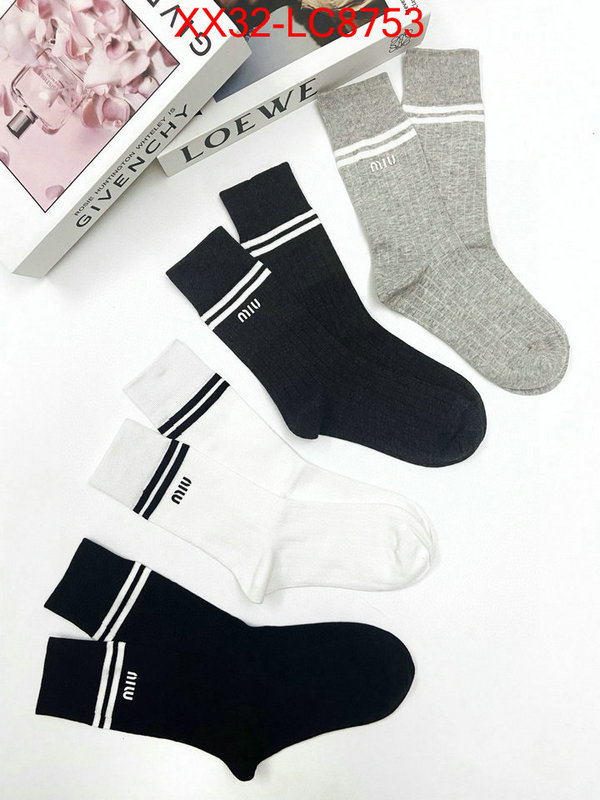 Sock-Miu Miu designer fashion replica ID: LC8753 $: 32USD